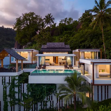 Samui Relax: Luxury Seaview Villa with Infinity Pool Lamai Beach  Exterior photo