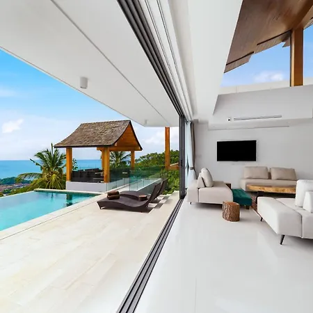 Samui Relax: Luxury Seaview Villa with Infinity Pool Lamai Beach  Exterior photo