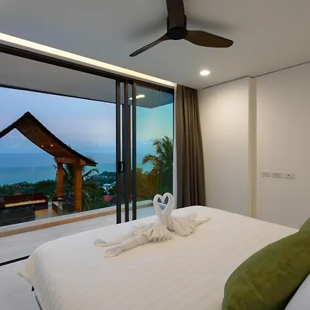Samui Relax: Luxury Seaview Villa with Infinity Pool Lamai Beach  Exterior photo
